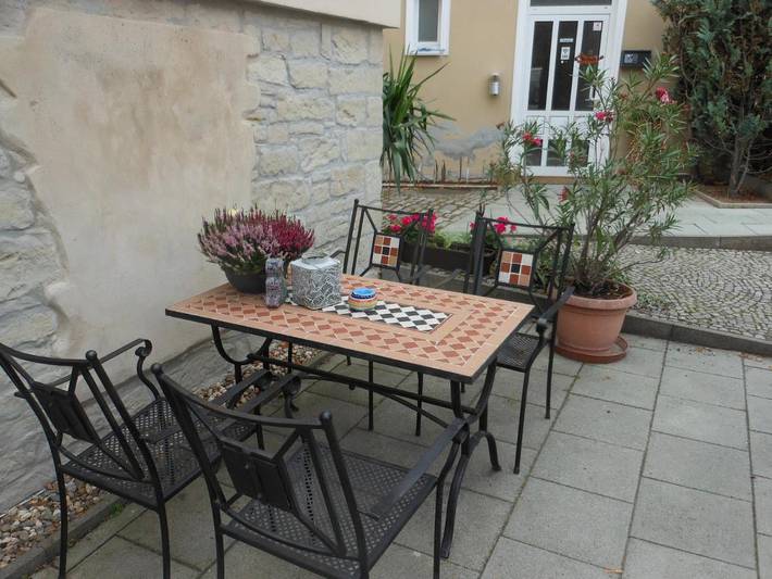 Ferienhaus für 3 Personen, mit Terrasse in Bernburg