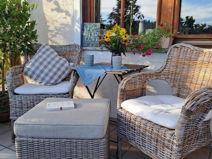 Ferienwohnung für 4 Personen, mit Balkon/Terrasse und Balkon, mit Haustier