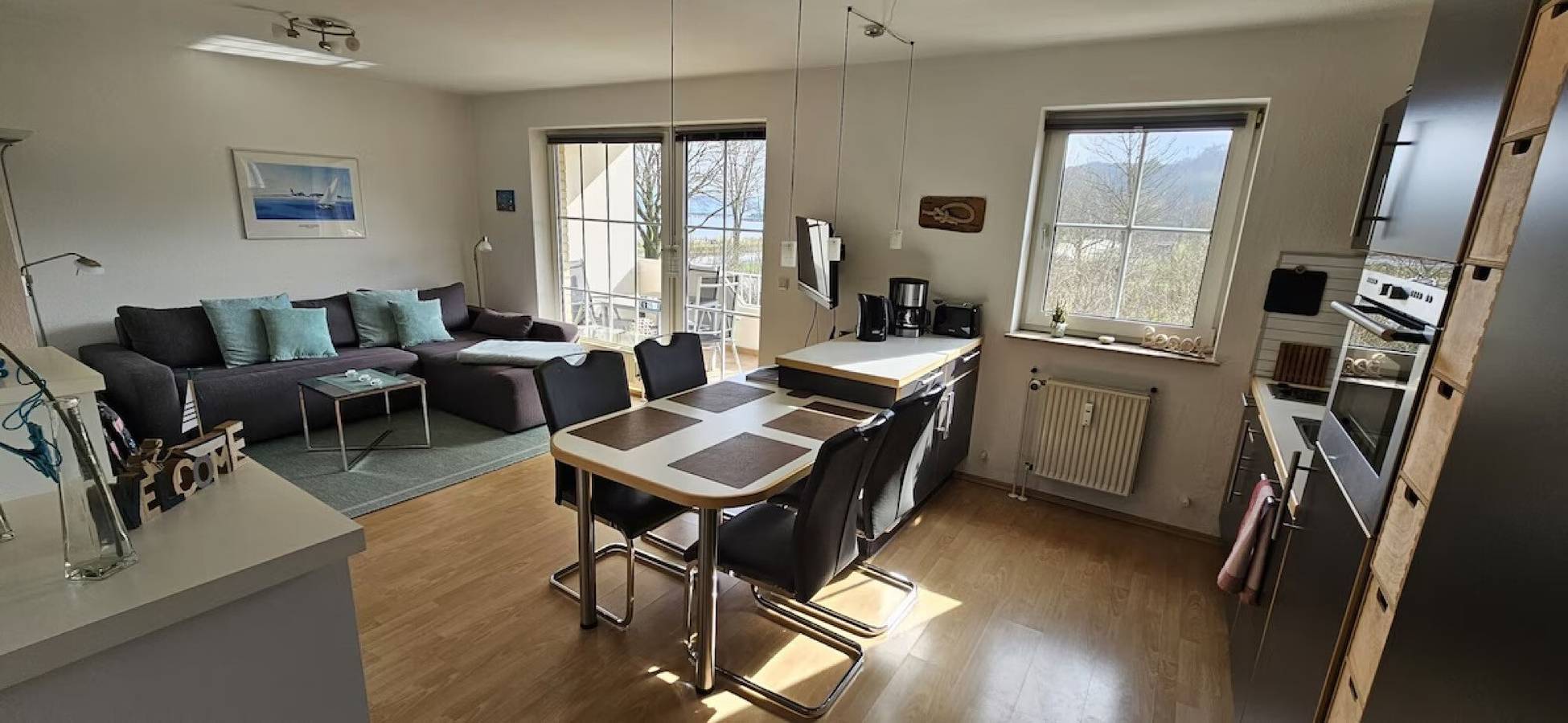 Ganze Wohnung, Ferienwohnung 'Direkt Am Strand' mit Meerblick, Balkon und Wlan in Wassersleben, Harrislee