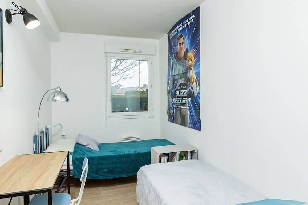 Entire apartment, Cosy apartment for 4 guests with Wifi, Tv and terrace in Pleurtuit, Saint-Malo region