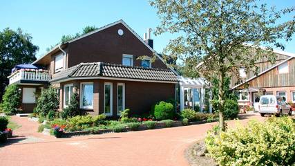 Ferienwohnung für 2 Personen, mit Sauna und Ausblick sowie Garten in Haselünne