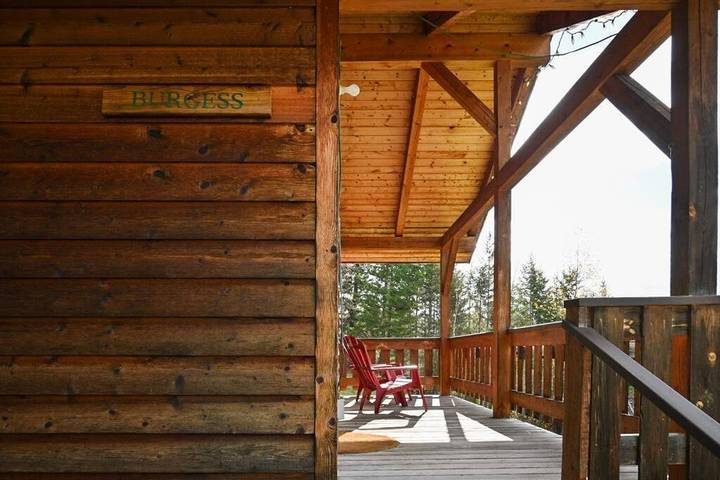 Natuurhuisje voor 4 personen, with balkon and sauna as well as uitzicht in Canada