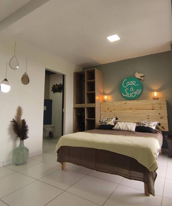 Maison de vacances pour 3 personnes, avec jardin ainsi que terrasse et vue