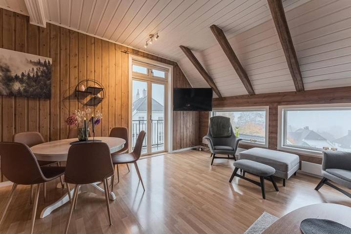 Ferienwohnung für 6 Personen, mit Seeblick und Terrasse sowie Ausblick in Lillehammer - 4