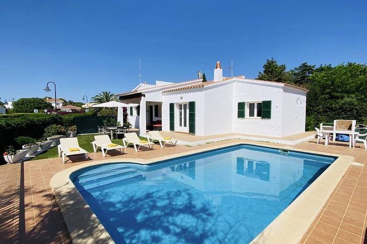 Maison de vacances pour 6 personnes, avec jardin et terrasse à Binibeca