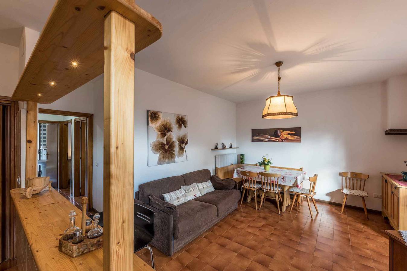 Ganze Ferienwohnung, Ferienwohnung mit Balkon mit Blick auf die Berge  in Pieve di Ledro, Ledro