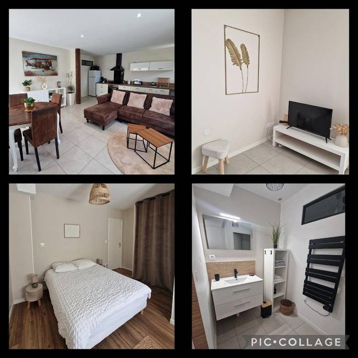 Gîte pour 4 personnes, avec Terrasse ainsi que Jardin et Vue dans Velanne