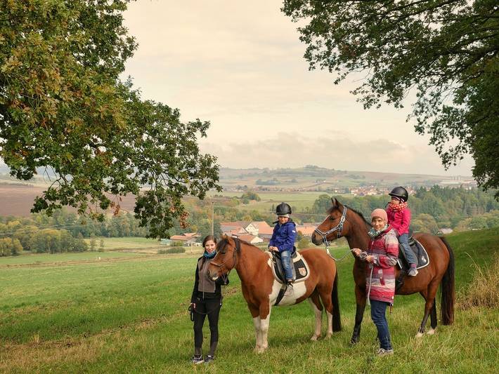Ganze Ferienwohnung, Ferienhof Zinn - Ferienwohnung Spatz mit 52qm für max. 4 Personen in Lauterbach, Vogelsberg Region