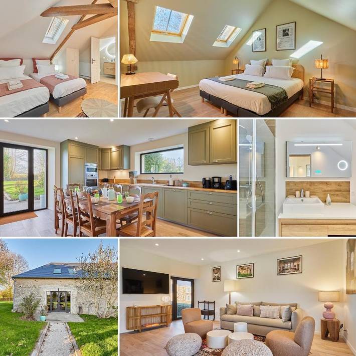 Location de vacances pour 8 personnes, avec vue et jardin à Saint-Loup-Hors - 2