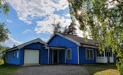 Ferienhaus für 8 Personen, mit Sauna und Terrasse sowie Garten und Whirlpool in Lappland (Schweden)