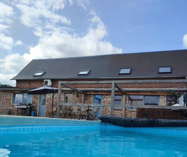 Maison d’hôte pour 2 personnes, avec Jacuzzi et Terrasse ainsi que Jardin et Piscine en Seine-Maritime - 4