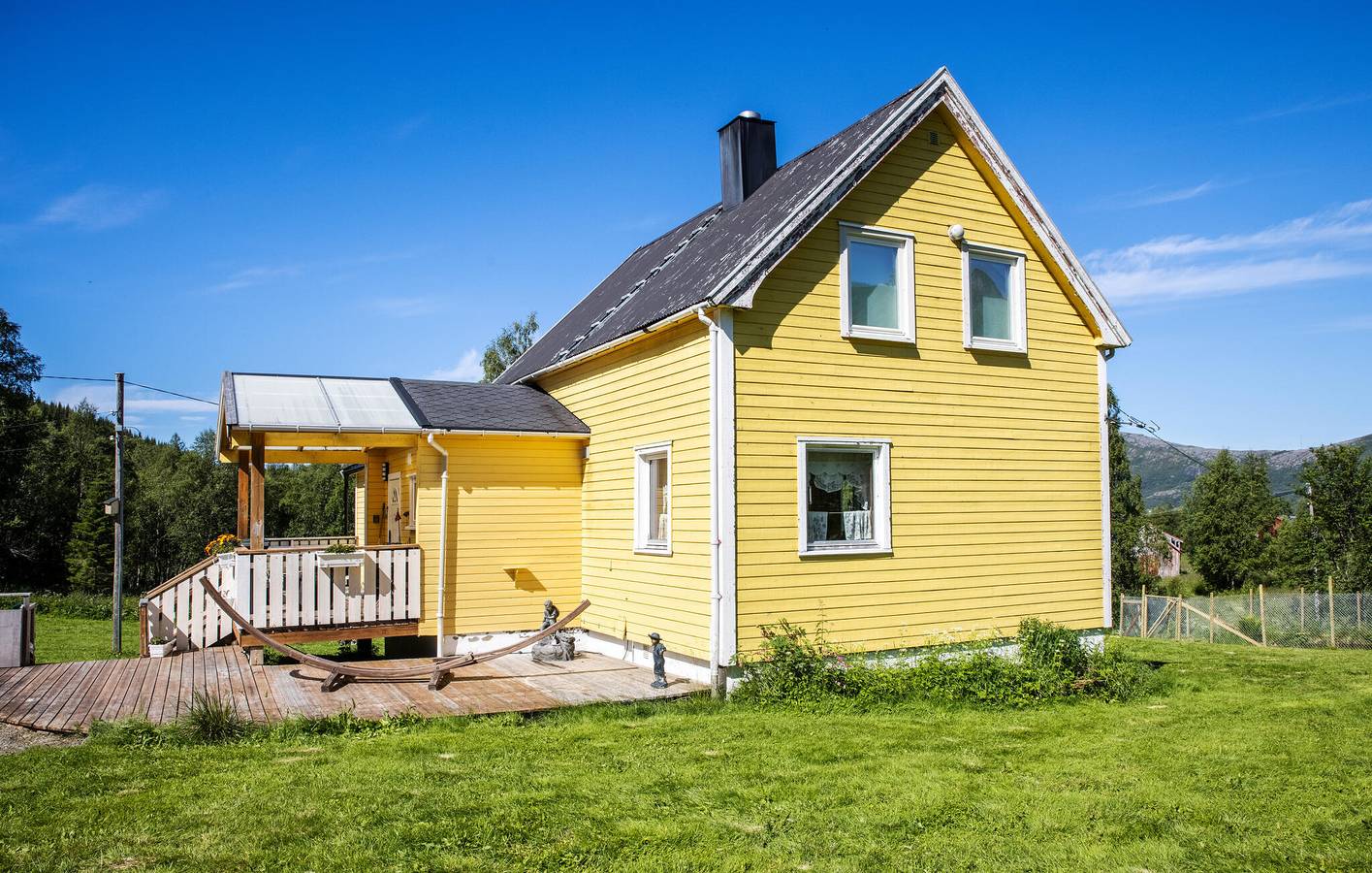 Vakantiehuis voor 7 personen met terras in Tysfjord