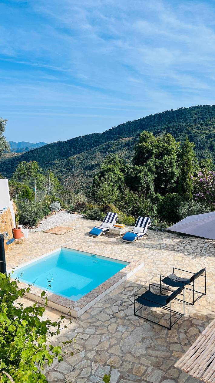 Apartamento para 6 personas, con jardín en Yunquera