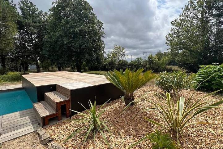 Location de vacances pour 10 personnes, avec Terrasse et Jardin à La Rouxière