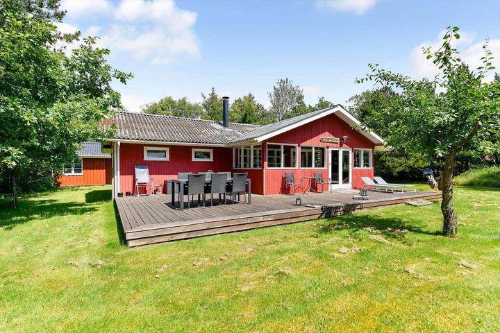 Vakantiehuis voor 6 personen, met Terras en Sauna in Blåvand