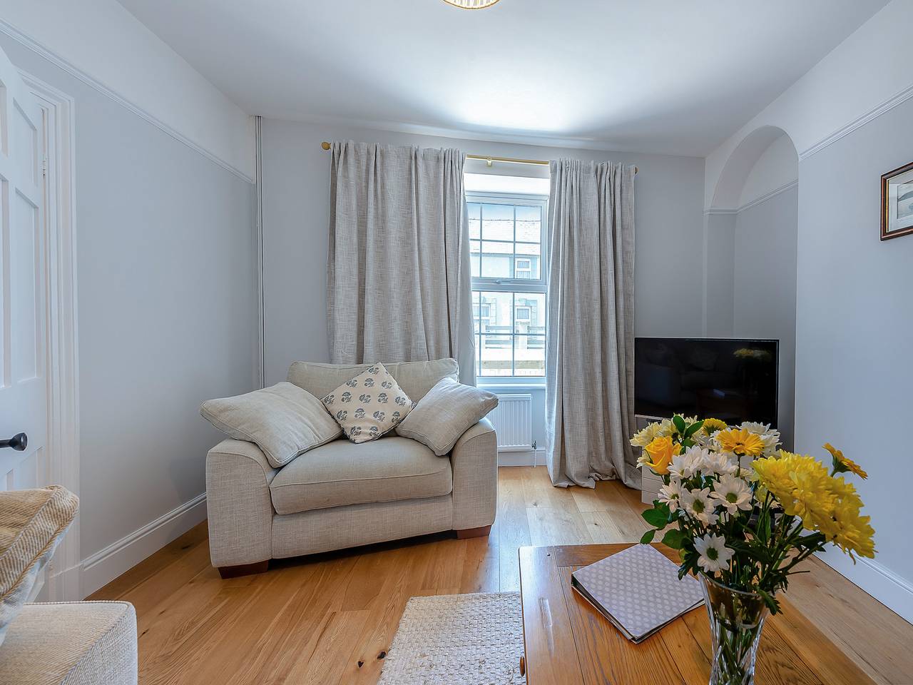 Spring Gardens in New Quay, Cardigan Bay