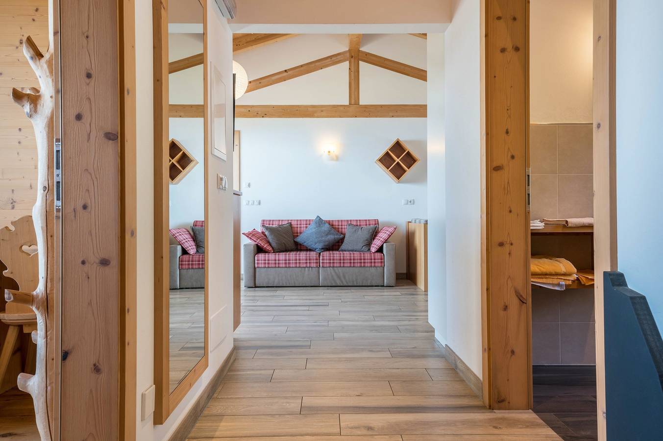 Ganze Wohnung, Ferienwohnung 'Apt Gamsstube' mit Bergblick, privater Terrasse und Wlan in Meransen, Mühlbach