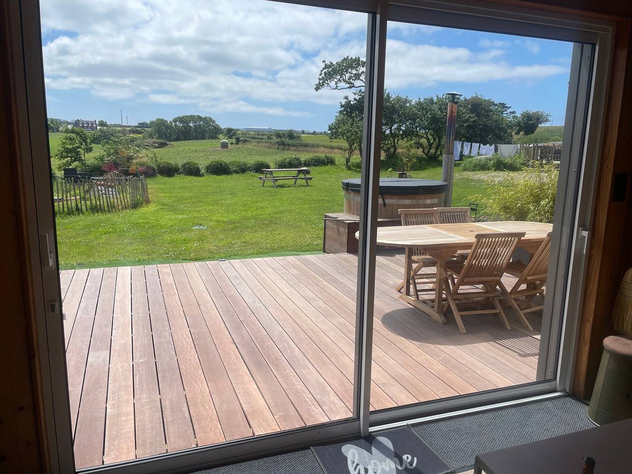 Chalet breton avec bain nordique et vue sur golf à Plouarzel in Plouarzel, Région de Brest