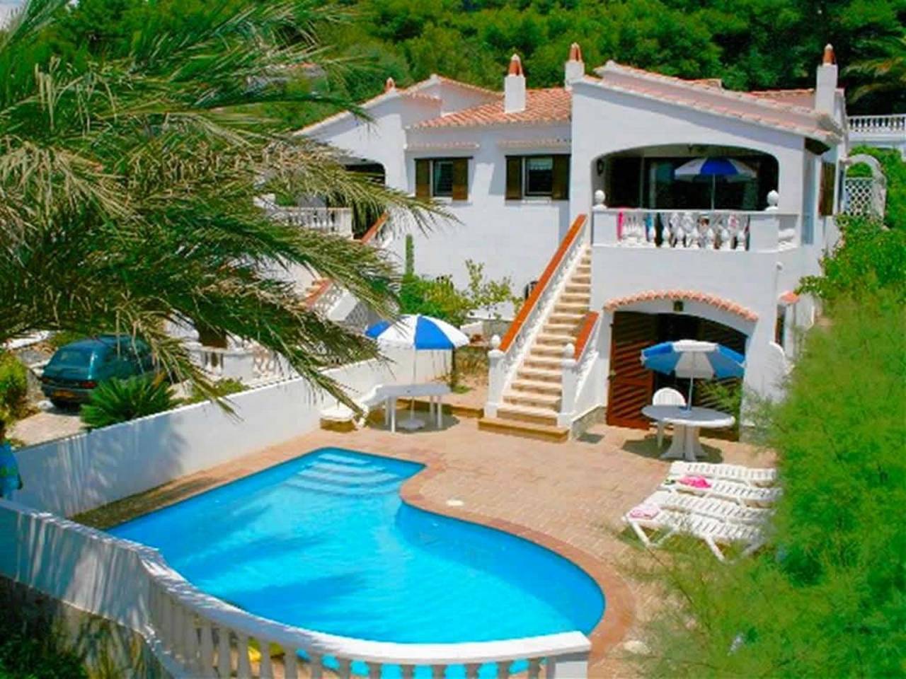 Villa per 6 persone con balcone in Son Bou, Alaior Commune