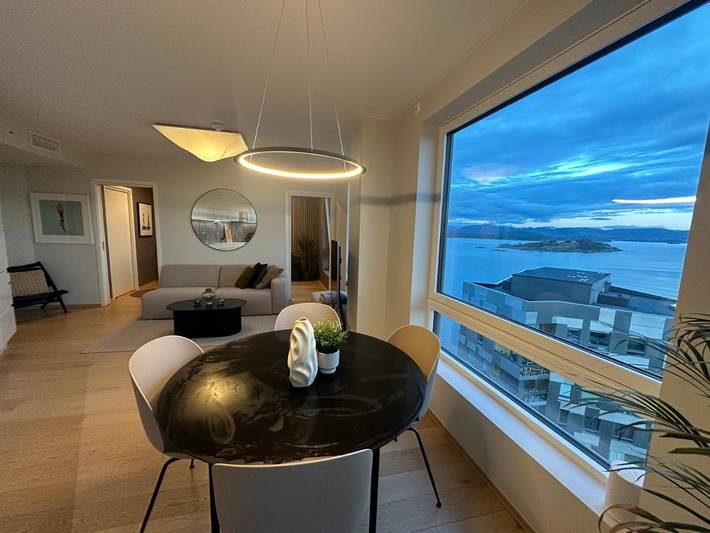 Ferienwohnung für 2 Personen, mit Garten und Ausblick sowie Seeblick in Stavanger - 3