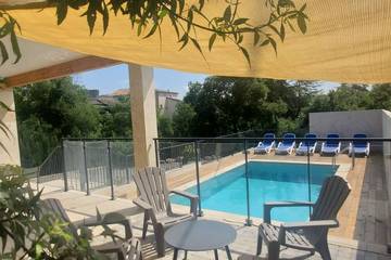 Gîte pour 4 personnes, avec terrasse à Lavilledieu