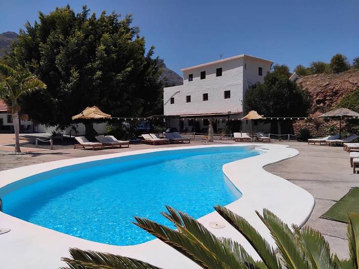 Vakantiepark voor 8 personen, with zwembad and sauna as well as tuin and uitzicht op Gran Canaria