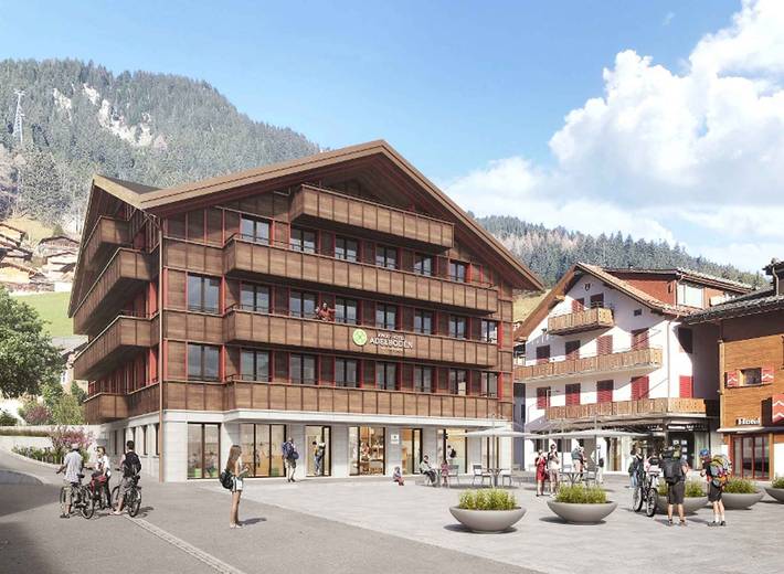Ferienwohnung für 6 Personen, mit Balkon im Berner Oberland