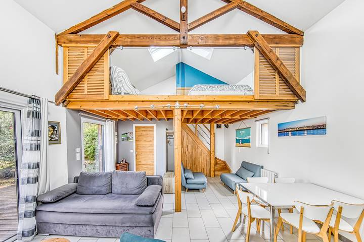 Gîte Hêtre - La Grange aux Arbres in Baron (Gironde), Libourne region