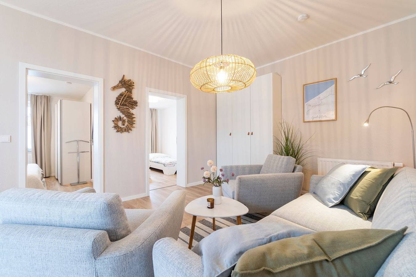 Apartamento entero, Strandnahe 3-Zimmer-Fewo für  4 Personen mit W-Lan in Graal-Müritz, Rostock y sus alrededores