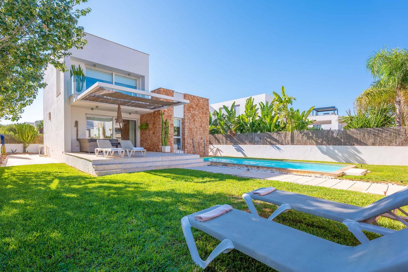 Can Bosquerró - Villa con piscina privada y Wifi Gratis en Sa Ràpita in Es Trenc, Campos