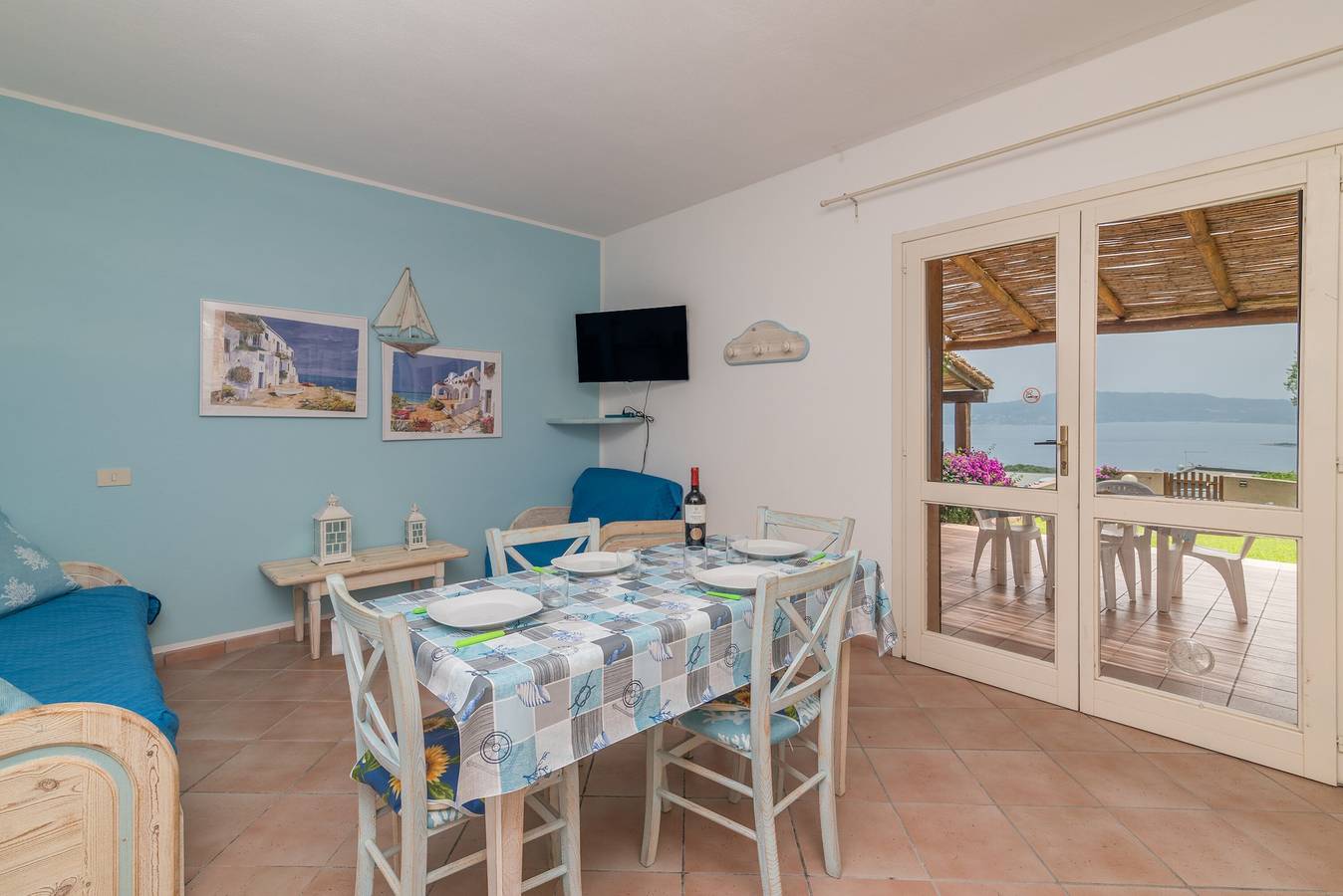 Appartamento intero, Villa 'Villetta Stupenda Vista Mare-317' con vista mare, terrazza privata e aria condizionata in Palau (Sardegna), Costa Smeralda