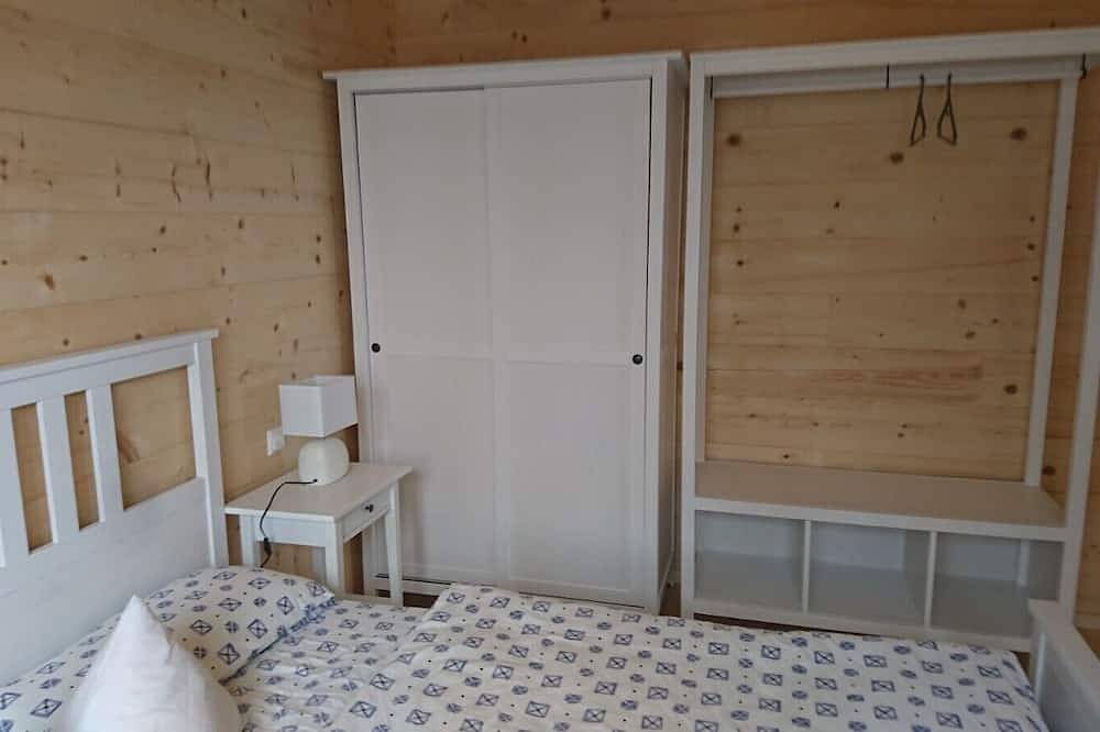 Gemütliche Holzblockhütte mit Kaminofen für Familien im Fichtelgebirge in Hohenberg an der Eger, Landkreis Wunsiedel im Fichtelgebirge