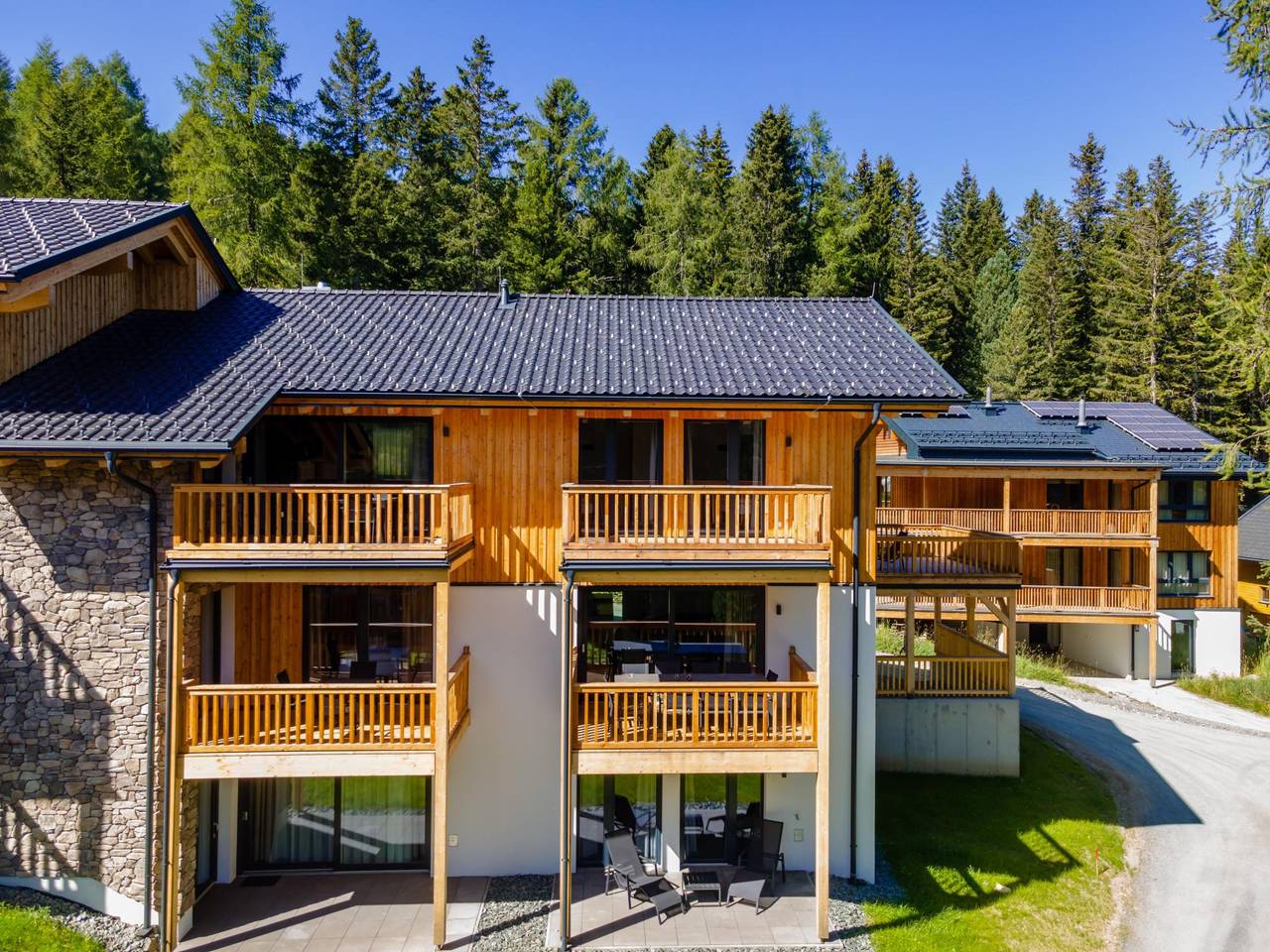 Chalet mit Sauna und Carport in Pistennähe in Stadl-Predlitz, Turracher Höhe