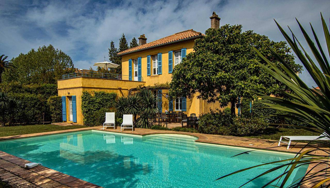 Villa Les Glycines in Saint-Tropez, Mittelmeerküste (Frankreich)