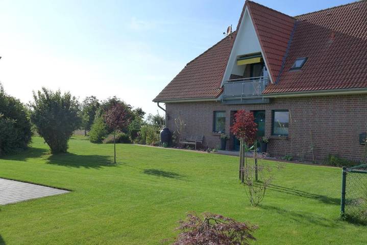 Ferienwohnung für 4 Personen, mit Garten und Ausblick