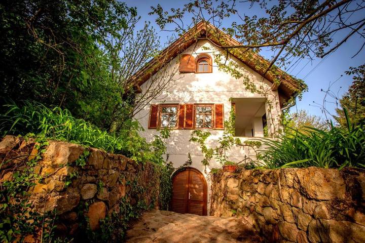 Ferienhaus für 4 Personen, mit Seeblick und Garten sowie Ausblick in Badacsonytomaj