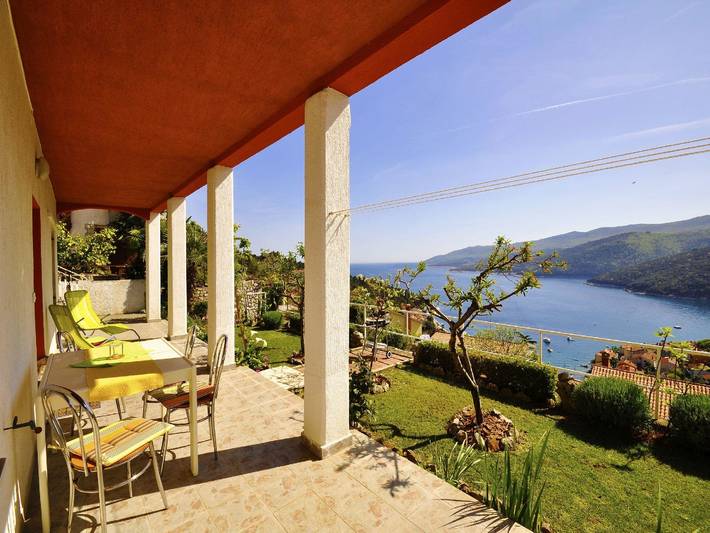 Ferienwohnung für 4 Personen, mit Balkon/Terrasse in Rabac