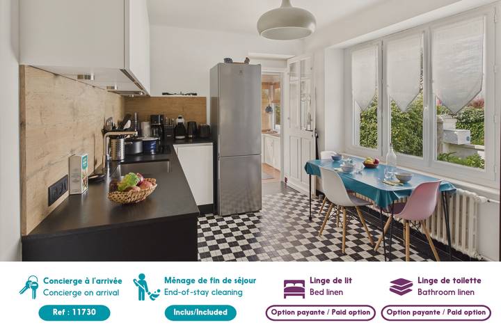 Location de vacances pour 8 personnes, avec jardin et terrasse à Île-Tudy - 4