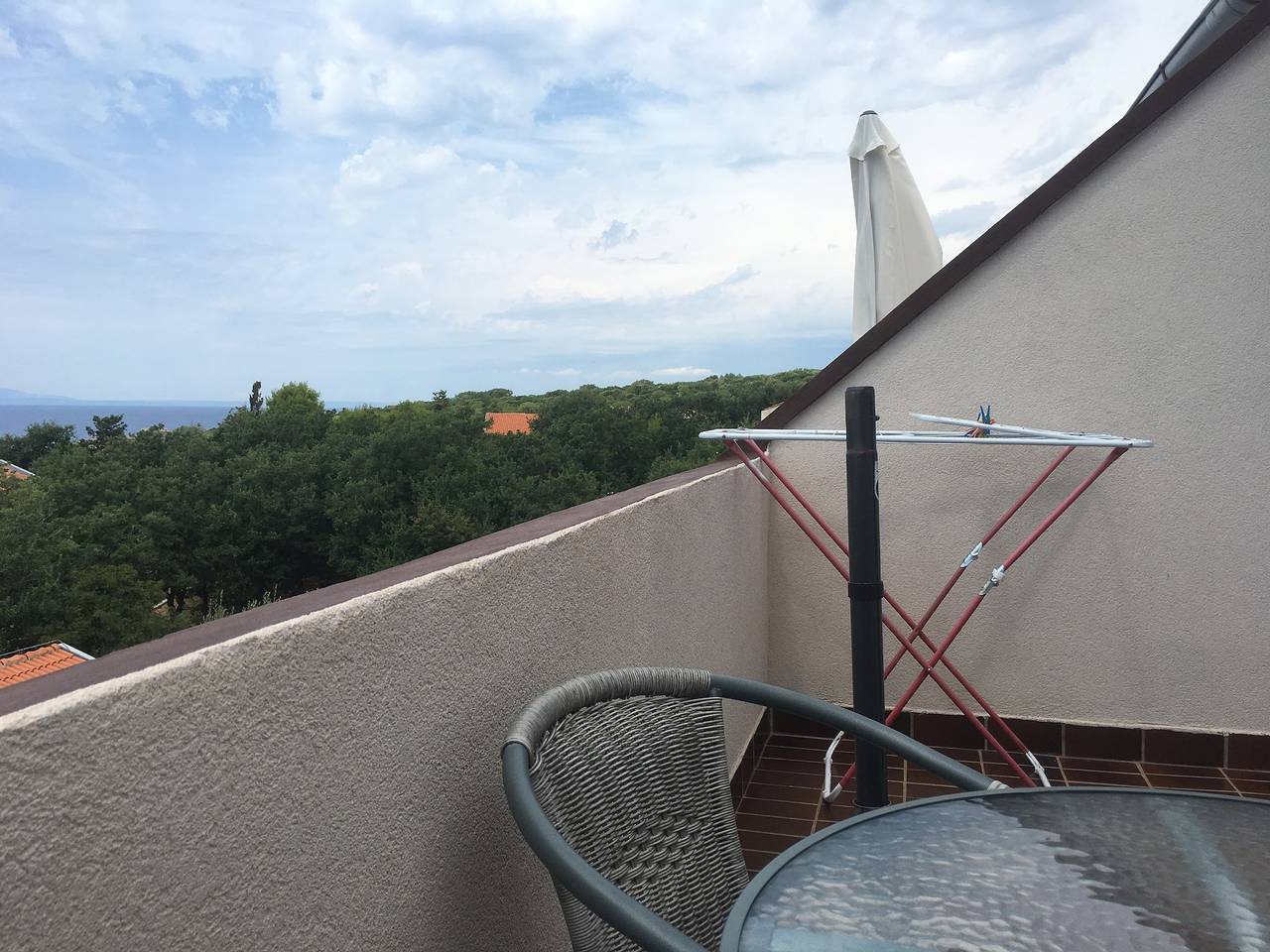 Ganze Wohnung, 1-Zimmer-Ferienwohnung mit Terrasse und Meerblick Potocnica, Pag A-4096-e in Novalja, Pag