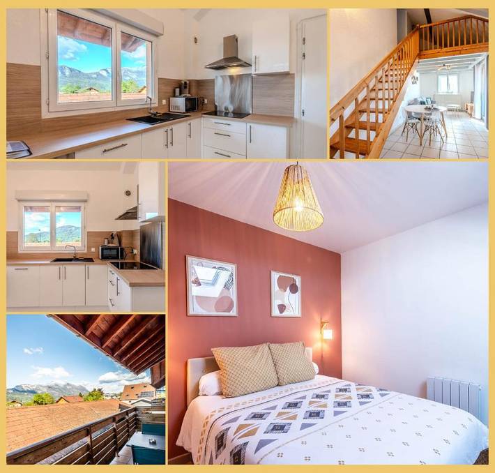 Gîte pour 4 personnes, avec balcon et vue à Saint-Pierre-en-Faucigny - 4