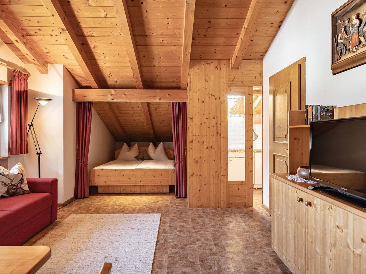 Ganze Ferienwohnung, Apartments Ruiel - Appartment  für 4-6 Personen in St. Christina in Gröden, Dolomiti Superski
