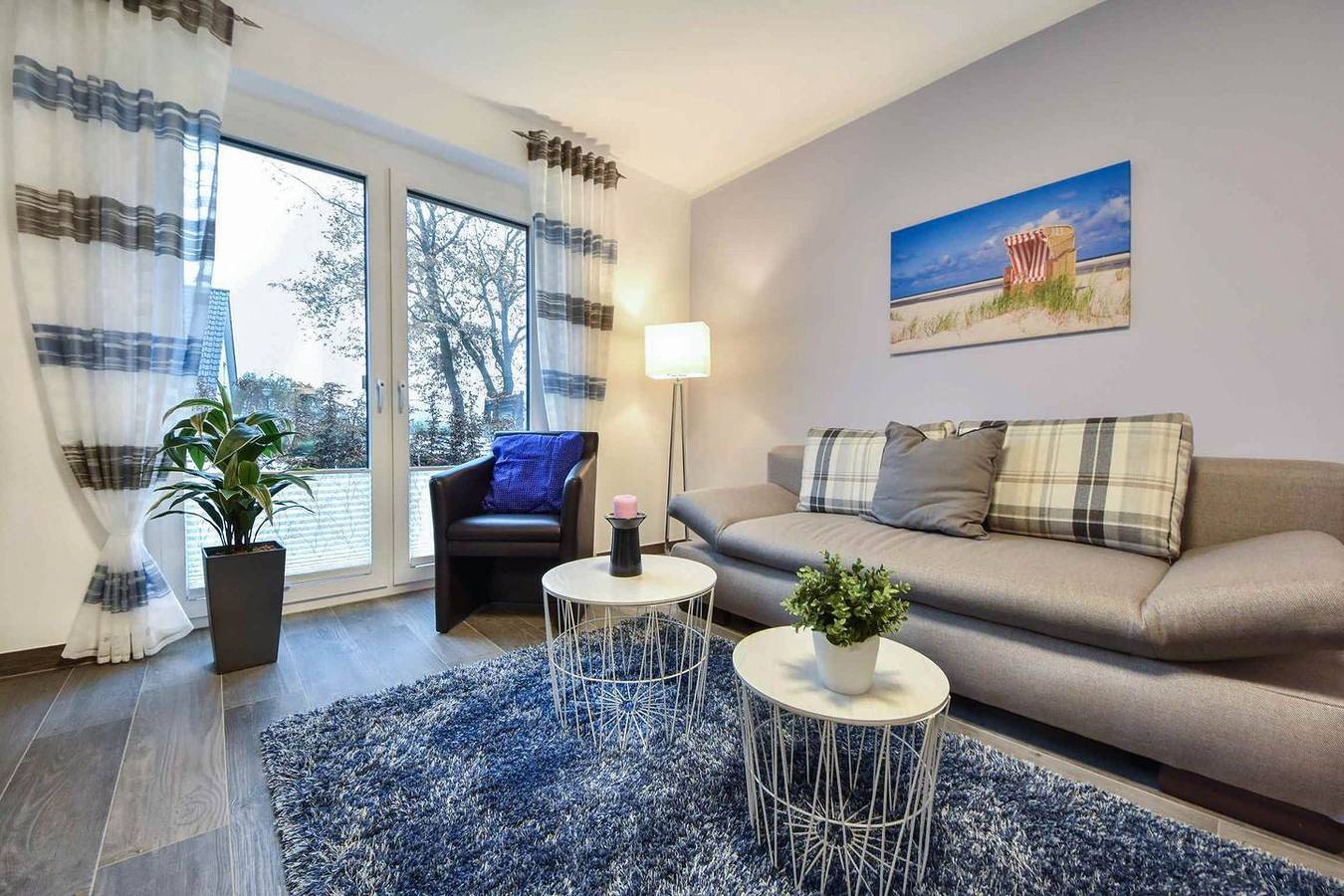 Appartement entier, Sonnenpark 05 - modern eingerichtet und Terrasse mit Strandkorb in Gothensee, Korswandt