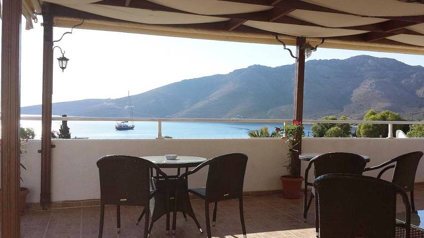 Vakantieappartement voor 2 personen, met terras en uitzicht, met huisdier op Rhodos