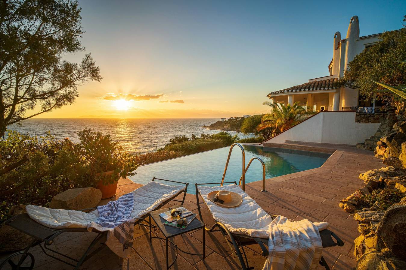 Villa mit Infinity-Pool nahe Villasimius in Geremeas, Maracalagonis