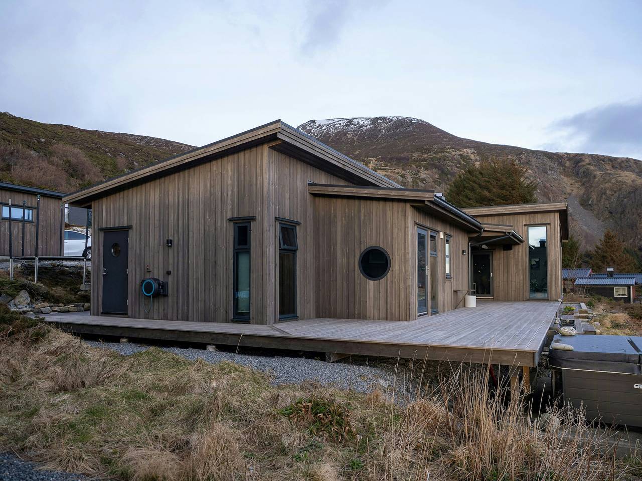 Kysthytte med havutsikt på Lepsøya in Haram, Nordlige Fjord-Norge