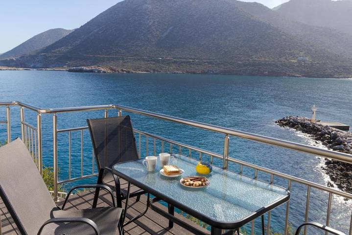 Appartement de vacances pour 3 personnes, avec Terrasse et Vue à Bali (Crète)
