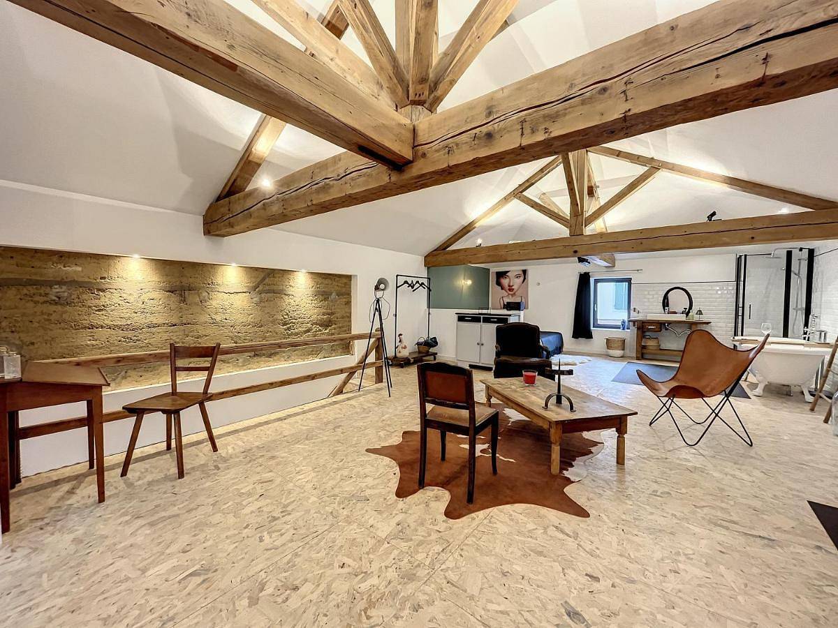Appartement entier, Magnifique et confortable loft in Marlieux, Région de Bourg-en-Bresse