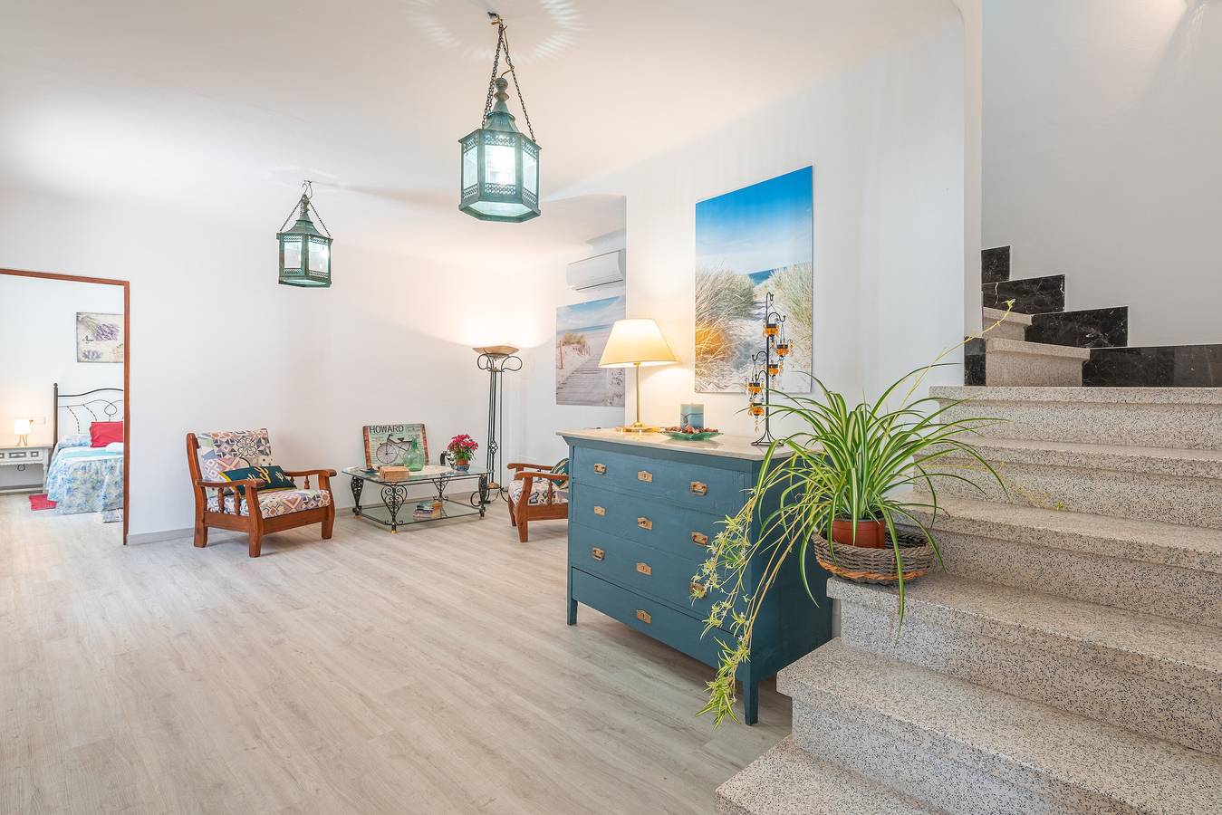 Maison de vacances 'Ca Sa Tia Lluisa' avec vue mer, Wi-Fi et climatisation in S'Alqueria Blanca, Santanyí