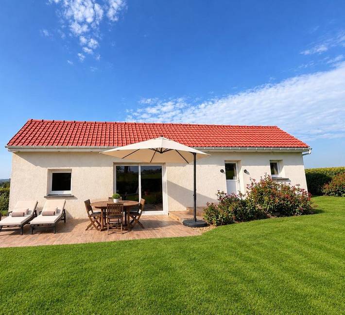 Location de vacances pour 4 personnes, avec Terrasse ainsi que Jardin et Vue dans Rinxent