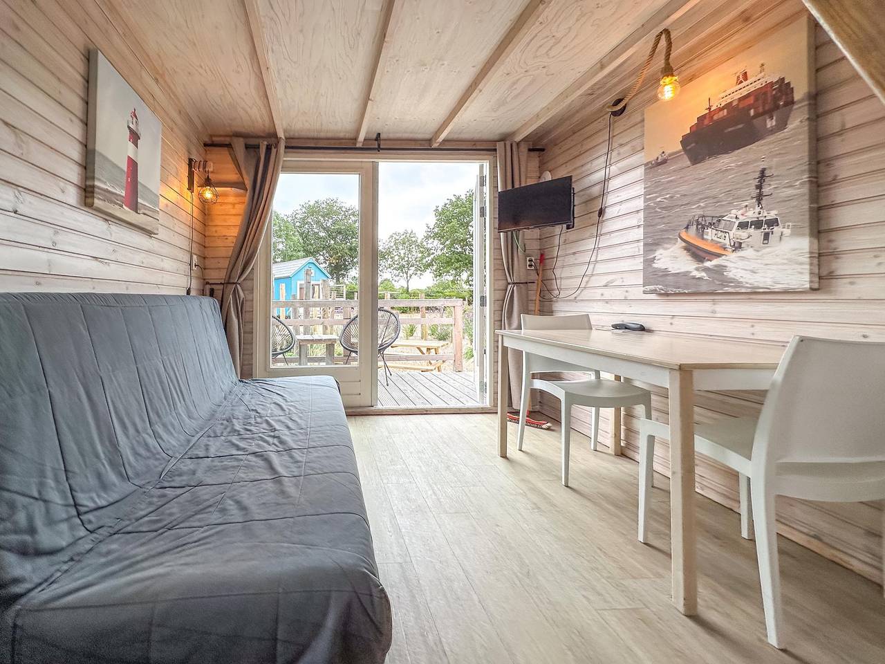 Tiny House mit Garten in Küstennähe von Zeeland in Ellemeet, Zeeuwse Kust